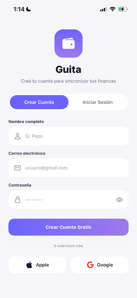 GUITA Mobile App